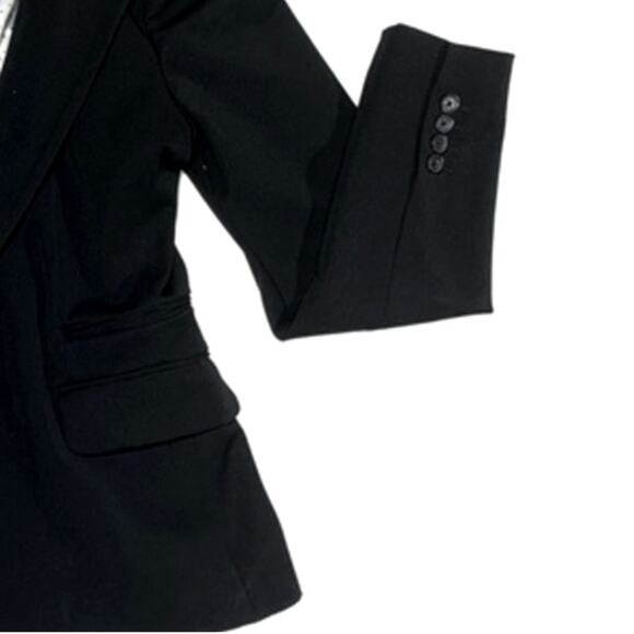 Express One-Button Black Blazer | Size 6 - Picture 3 of 5